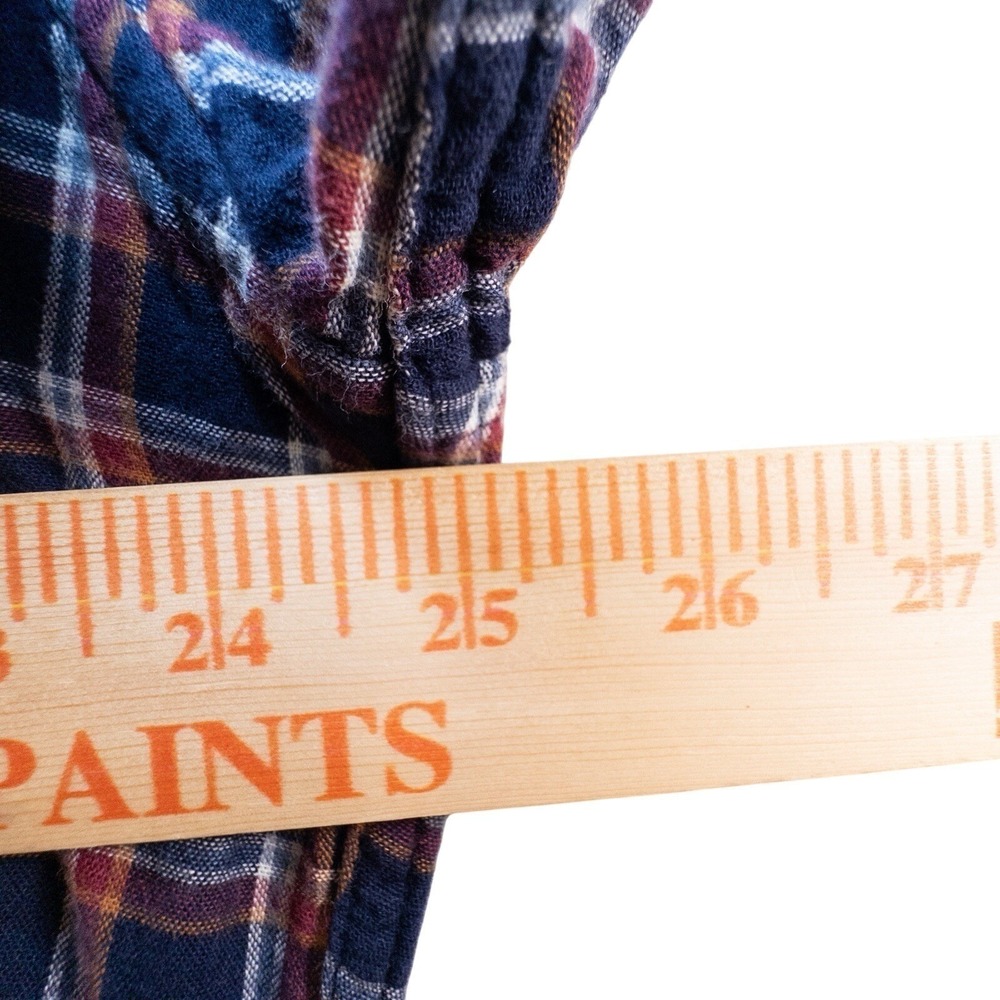 U.S. Polo‎ Assn. XXL Plaid Flannel Shirt Long Sleeve Button Down Casual Gorpcore - Picture 8 of 9